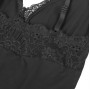 SUBBLIME - BLACK FLORAL LACE DETAIL TEDDY L/XL