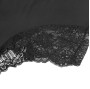 SUBBLIME - TEDDY DÉTAIL DENTELLE FLORALE NOIR L/XL