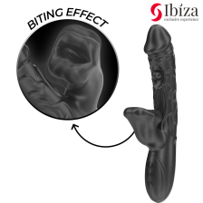 IBIZA - VIBRATOR AND CLITORIS STIMULATOR WITH BITING AND ROTATION EFFECT