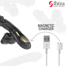 IBIZA - VIBRADOR E ESTIMULADOR DE CLITÓRIS COM EFEITO DE MORDIDA E ROTAÇÃO