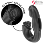 IBIZA - VIBRADOR ROSA COM EFEITO DE FLICKING E ESTIMULADOR DE CLITÓRIS