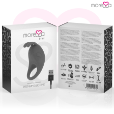 MORESSA - BRAD PREMIUM SILICONE RECHARGEABLE BLACK