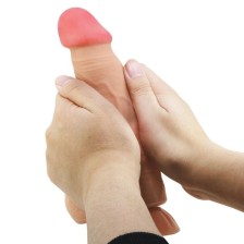 PRETTY LOVE - SÉRIE SLIDING SKIN DILDO REALÍSTICO COM VENTOSA DESLIZANTE CONTROLO REMOTO PELE CARNE 21,8 CM