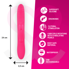MORESSA - SOMER PREMIUM VIBRATOR WITH MULTIPLE ROTATION