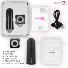 MORESSA - NIX VIBRATOR REMOTE CONTROL BLACK