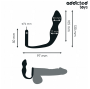 ADDICTED TOYS - PLUG ANAL COM ANEL MODELO 2