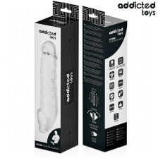 ADDICTED TOYS - EXTENSÃO DE PÊNIS TRANSPARENTE TAMANHO S 23 CM