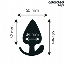 ADDICTED TOYS - ANALSTECKER GRÖSSE M 6,6 CM