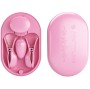 PRETTY LOVE - SCATOLA A SORPRESA PINZETTE PER ELETTROSTIMOLAZIONE ROSA