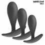 ADDICTED TOYS - SET OF 3 ANAL PLUG SILICONE MODEL 2