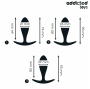 ADDICTED TOYS - CONJUNTO DE 3 PLUG ANAL MODELO 2