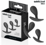 ADDICTED TOYS - SET OF 3 ANAL PLUG SILICONE MODEL 3