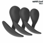 ADDICTED TOYS - LOT DE 3 PLUG ANAL MODÈLE 3