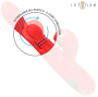 INTENSE - KATY MULTIFUNCTION CLITORIS STIMULATOR 4 INTERCHANGEABLE HEADS RED
