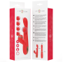 INTENSE - KATY MULTIFUNCTION CLITORIS STIMULATOR 4 INTERCHANGEABLE HEADS RED