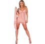 LIVCO CORSETTI FASHION - BABYDOLL HYEONA 1710 + THONG ROSE L