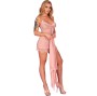 LIVCO CORSETTI FASHION - HYEONA 1710 BABYDOLL + TANGA ROSE XL