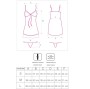 LIVCO CORSETTI FASHION - HYEONA 1710 BABYDOLL + TANGA ROSE XL