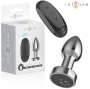 INTENSE - PLUG ANAL 10 VIBRAÇÕES METAL COM CONTROLE REMOTO S