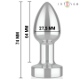 INTENSE - PLUG ANAL 10 VIBRAÇÕES METAL COM CONTROLE REMOTO S