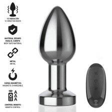 INTENSE - PLUG ANAL 10 VIBRAÇÕES METAL COM CONTROLE REMOTO M