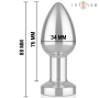 INTENSE - PLUG ANAL 10 VIBRAÇÕES METAL COM CONTROLE REMOTO M