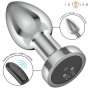 INTENSE - PLUG ANAL 10 VIBRAÇÕES METAL COM CONTROLE REMOTO M
