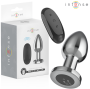 INTENSE - PLUG ANAL 10 VIBRAÇÕES METAL COM CONTROLE REMOTO L