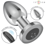 INTENSE - ANAL PLUG 10 VIBRATIONEN METALL MIT FERNBEDIENUNG L
