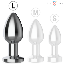 INTENSE - PLUG ANAL 10 VIBRAÇÕES METAL COM CONTROLE REMOTO L