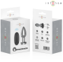 INTENSE - PLUG ANAL 10 VIBRAÇÕES METAL COM CONTROLE REMOTO L