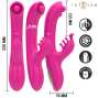 INTENSE - CHRISTINA VIBRATEUR LAPIN MULTIFONCTION 22,5 CM ROSE