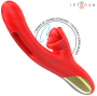 INTENSE - JESSICA VIBRATEUR MULTIFONCTION STIMULATION CLITORIS 24,8 CM ROUGE