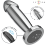 INTENSE - PLUG ANAL 10 VIBRAÇÕES DILDO DE METAL COM CONTROLE REMOTO S
