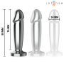 INTENSE - PLUG ANAL 10 VIBRAÇÕES DILDO DE METAL COM CONTROLE REMOTO S