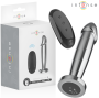 INTENSE - ANAL PLUG 10 VIBRAZIONI DILDO METALLO CON TELECOMANDO M