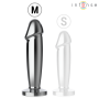 INTENSE - PLUG ANAL 10 VIBRAÇÕES DILDO DE METAL COM CONTROLE REMOTO M