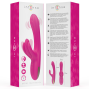 INTENSE - BRITNEY MULTIFUNCIONAL RABBIT VIBRADOR 23 CM ROSA