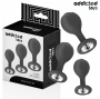 ADDICTED TOYS - CONJUNTO DE 3 PLUG ANAL COM JOIA
