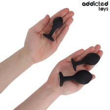 ADDICTED TOYS - 3ER-SET ANALPLUG MIT JUWEL