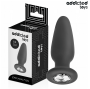 ADDICTED TOYS - ANAL PLUG WITH JEWEL SILICONE SIZE S 8.8 CM