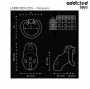 ADDICTED TOYS LOCKED - GAIOLA DE PÊNIS DEN INQUEBRÁVEL 9,8 CM
