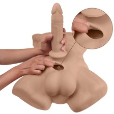 SILEXD - APOLLO L TORSE HOMME RÉALISTE CARAMEL