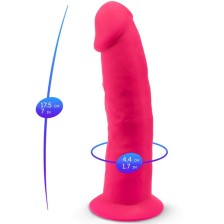 SILEXD - MODEL 2 REALISTISCHER PENIS PREMIUM SILEXPAN SILIKON FUCHSIA 19.2 CM