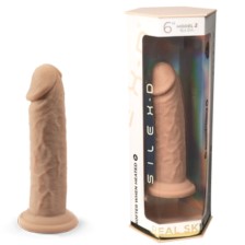 SILEXD - REALISTISCHES PENISMODELL 2 THERMOREAKTIVES SILIKON 15,4 CM