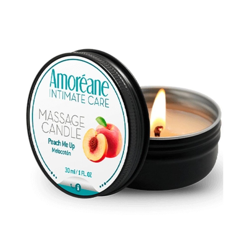 AMOREANE - VELA DE MASSAGEM PÊSSEGO 30 ML