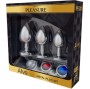 ALIVE - KIT DE PLAISIR ANAL 3 PLUG MÉTAL