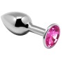 ALIVE - ANAL PLEASURE MINI PLUG METAL PINK SIZE S