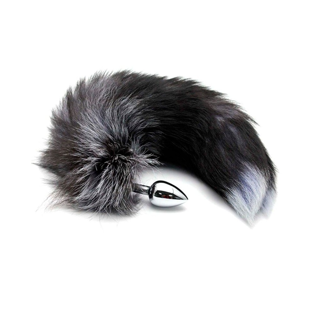 ALIVE - PLUG PIACERE ANALE IN METALLO FOX TAIL TAGLIA M