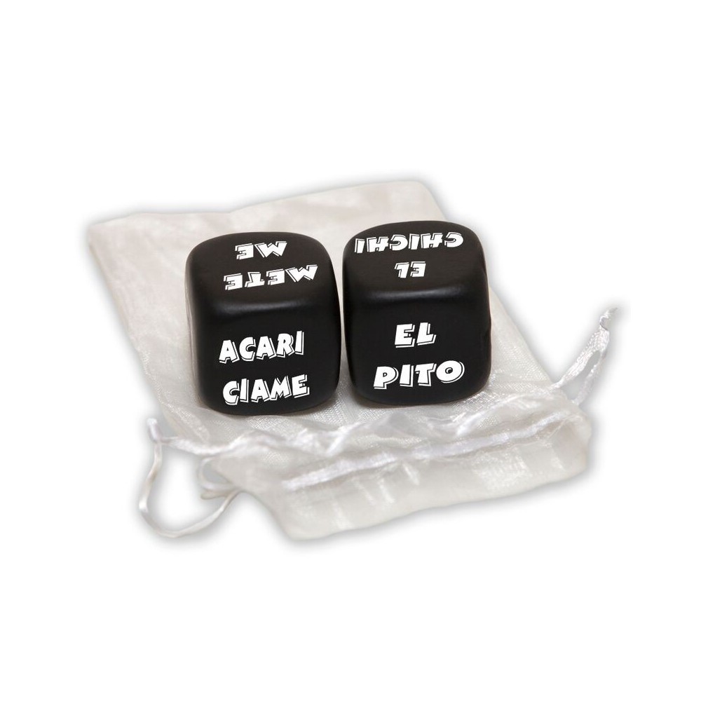 DIABLO PICANTE - 2 DÉS DACTION ET PARTIE DU CORPS